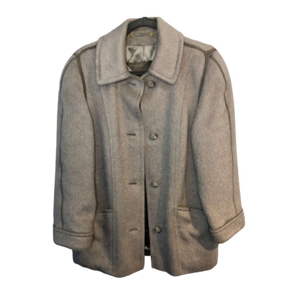 Karner Vintage Grey 100% Wool Coat